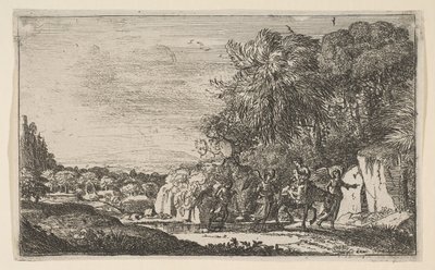 エジプトへの逃亡1630-31。 作： Claude Lorrain