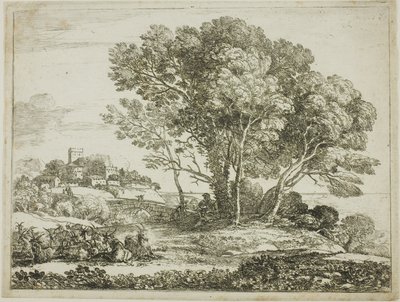 ヤギ飼い 作： Claude Lorrain