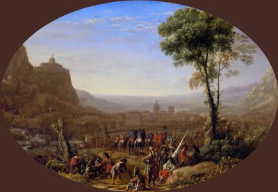 1629年、ルイ13世が1631年頃に撮ったスサの峠。 作： Claude Lorrain