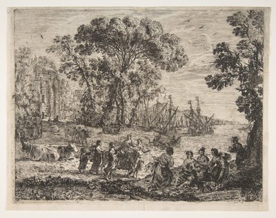 ヨーロッパのレイプ、1634年。 作： Claude Lorrain