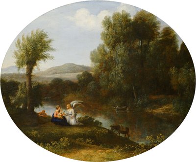 エジプトへの逃避行 作： Claude Lorrain