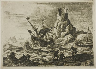 難破船 作： Claude Lorrain