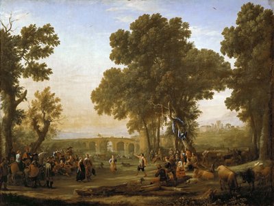 村まつり 作： Claude Lorrain
