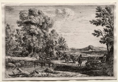 木の橋 作： Claude Lorrain