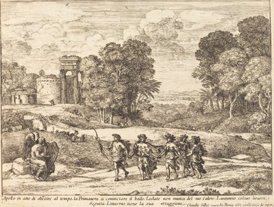 時間、アポロ、そして季節 作： Claude Lorrain