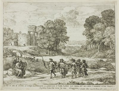 時間とアポロと季節 作： Claude Lorrain