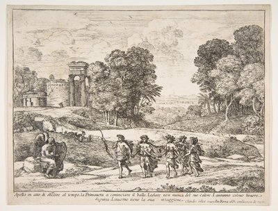 時間、アポロと季節、1662。 作： Claude Lorrain