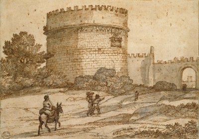 セシリア・メテラの墓、1669年 作： Claude Lorrain