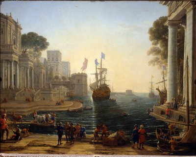ユリスがクリセイスを父に贈る（絵画 作： Claude Lorrain