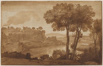 Acqua Acetosa rectoの表示c。 1645年。 作： Claude Lorrain