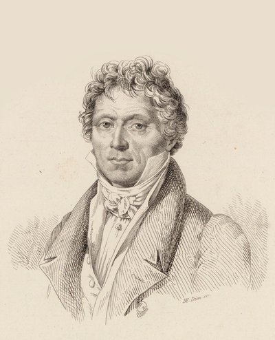 作曲家アントン・レイハの肖像 1770-1836, 1837. 作： Claude Marie François Dien