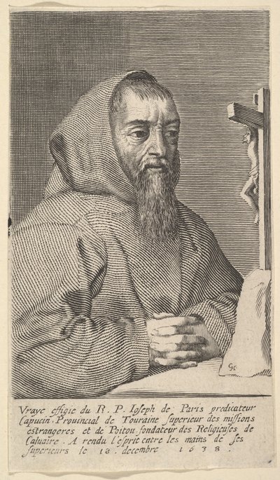 フランソワルクレルクデュトランブレ、ペテルジョセフ作、1638年。 作： Claude Mellan