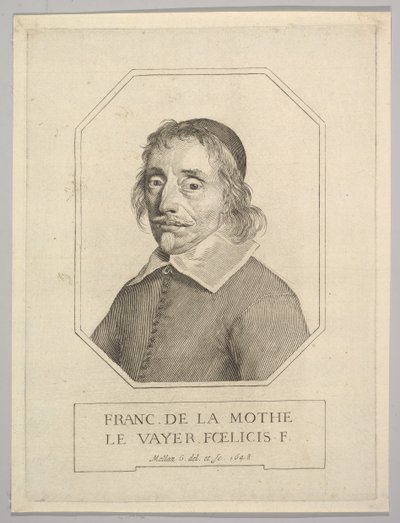 フランソワドラモスルヴァイヤー、1648年。 作： Claude Mellan