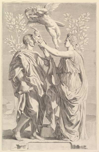 口絵：ホレス、オペラ、1642年。 作： Claude Mellan