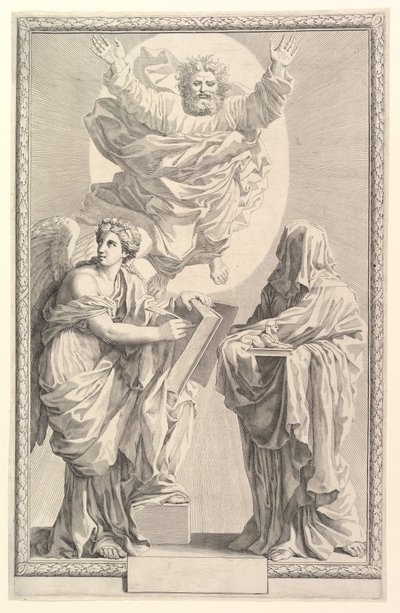 聖書への口絵、1642年。 作： Claude Mellan