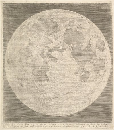 満月、1635 年。 作： Claude Mellan