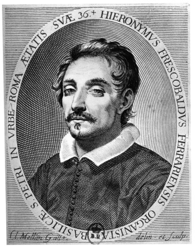 ジローラモフレスコバルディ1583-1643年はフェラーラ出身のミュージシャン 作： Claude Mellan