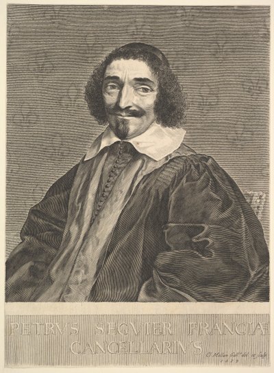 ピエールセギア首相、1639年。 作： Claude Mellan