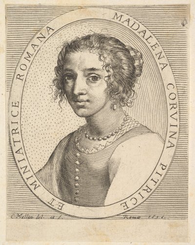 マグダレンコルビナ、1636年。 作： Claude Mellan
