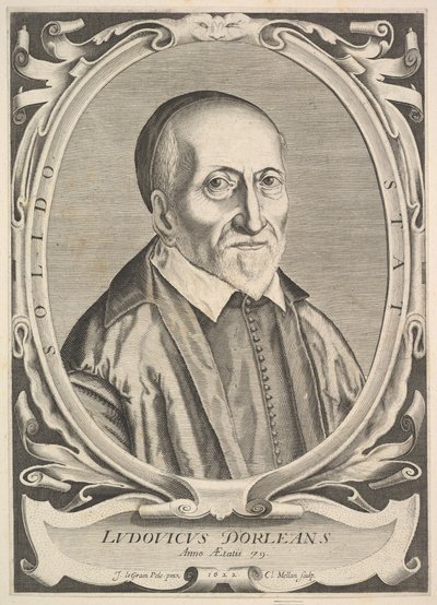 ルイ・ドルレアンの肖像、1622年。 作： Claude Mellan