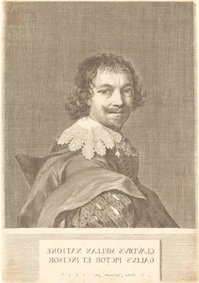 自画像 作： Claude Mellan