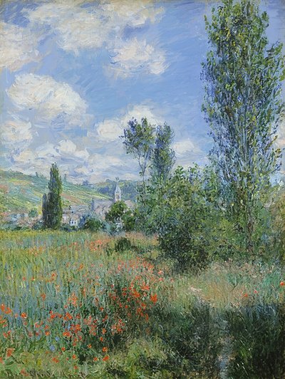 ヴェトゥイユの眺め。 1880 作： Claude Monet