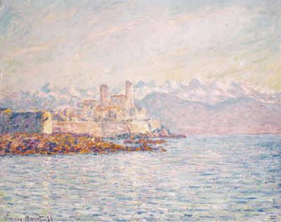 アンティーブ、1888。 作： Claude Monet