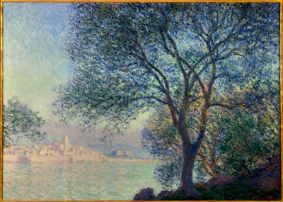 アンティーブ、サリスの眺め クロード・モネ（1840-1926）の絵画 1888年。薄暗い。0.65 x 0.92 m 個人蔵 作： Claude Monet