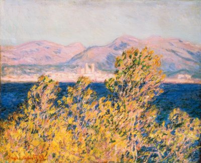 岬から見たアンティーブ 作： Claude Monet