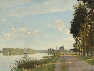 アルジャントゥイユ、c。 1872年。 作： Claude Monet