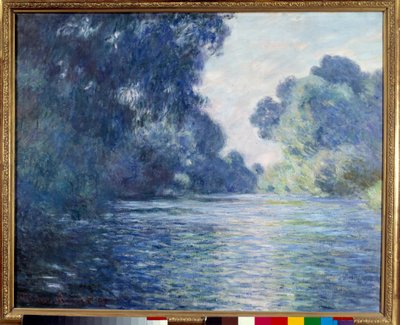 ジヴェルニーの近くにあるセーヌ川の腕。クロード・モネ（1840-1926）の作品 作： Claude Monet