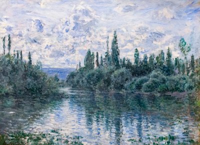 ヴェトゥイユ近くのセーヌ川の腕、c。 1878年（キャンバスに油彩） 作： Claude Monet