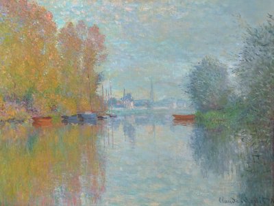 セーヌ川の秋、アルジャントゥイユ 1873年 （油彩・カンヴァス） 作： Claude Monet