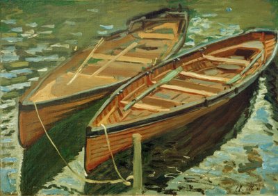 ボート 作： Claude Monet