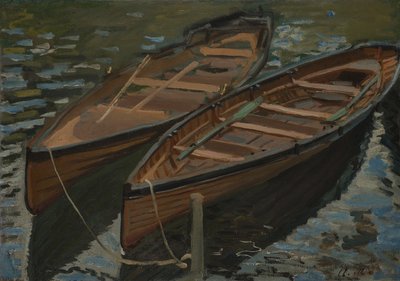 ボート 作： Claude Monet
