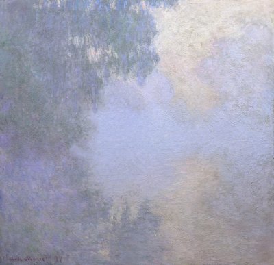 ジヴェルニー近くのセーヌ川の枝 作： Claude Monet