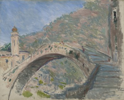 ドルチェアクアの橋、1884 作： Claude Monet
