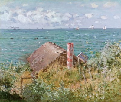 サントドレスのキャビン 作： Claude Monet