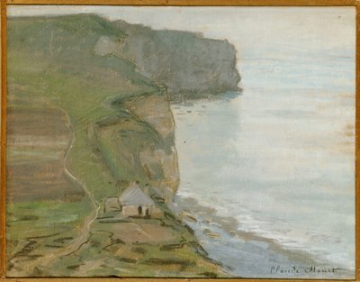 アンティファーヘッド、エトルタ 作： Claude Monet