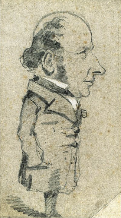 ウジェーヌ・マルセルの似顔絵 作： Claude Monet