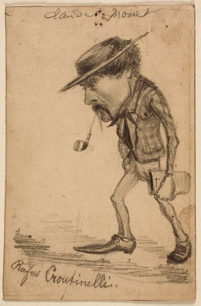 Henri Cassinelli (「Rufus Croutinelli」) の似顔絵 作： Claude Monet