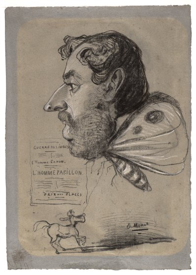 ジュール・ディディエの風刺画 作： Claude Monet
