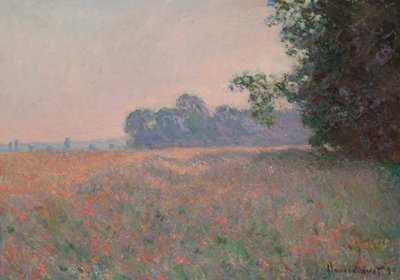 Campo de aveia e papoula 作： Claude Monet