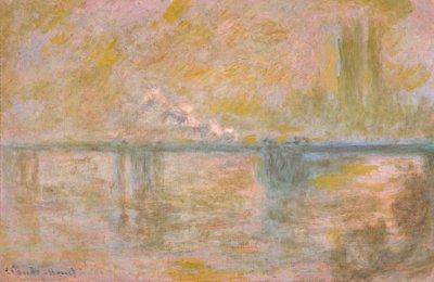 ロンドンのチャリングクロス橋、1902年頃（キャンバスに油彩） 作： Claude Monet