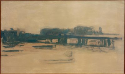チャリングクロスブリッジ 作： Claude Monet