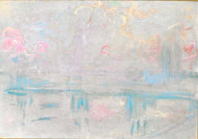 チャリングクロスブリッジ、1900年頃（キャンバスに油彩） 作： Claude Monet