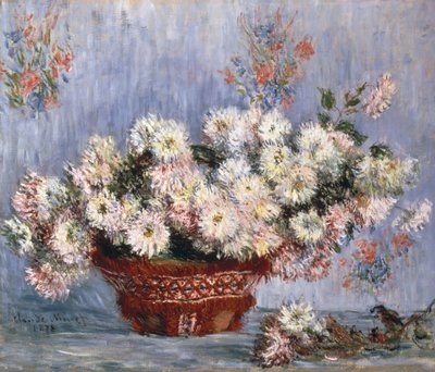 菊、1878 作： Claude Monet