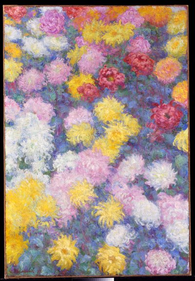 菊、1897 作： Claude Monet