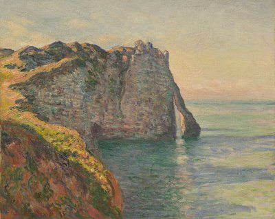 クリフアンドポルトダヴァル、1885年。 作： Claude Monet