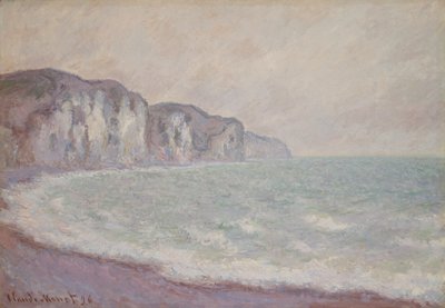 クリフ アット プルヴィル 作： Claude Monet